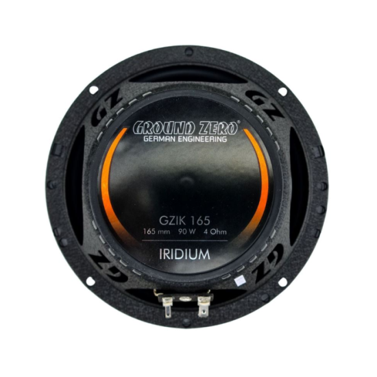 Ground Zero GZIC 165.2 2-drożny zestaw głośnikowy o średnicy woofera 165 mm. Moc woofera 100 W RMS